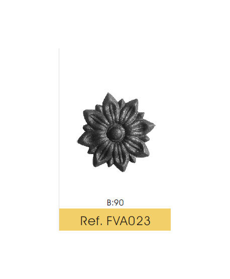 Flor forja estrella FVA023
